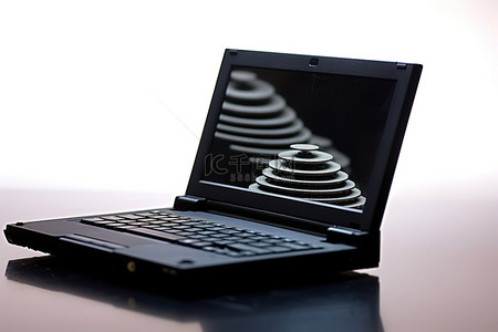 沟通背景图片_办公桌上的黑色笔记本电脑