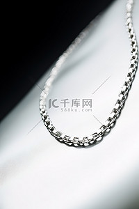 珠链图标背景图片_8 毫米纯银链吊坠项链 18 英寸宽