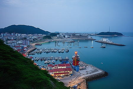 桑古努岛 韩国朝鲜的一个城镇和城市