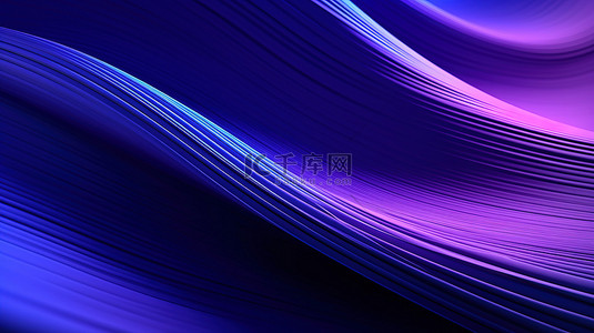 锋利背景图片_以神秘的紫色和深蓝色色调渲染 3D 背景