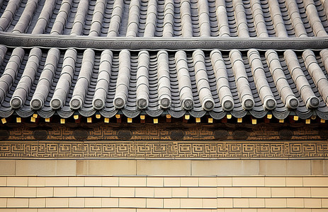 首尔皇宫的屋顶