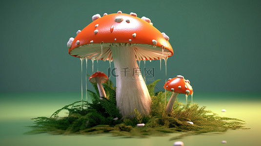 创建蘑菇的 3D 模型
