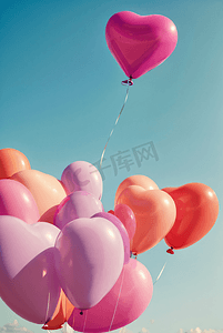 爱心盒饭摄影照片_情人节浪漫告白气球摄影图7