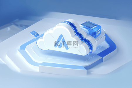网购icon背景图片_金融商务办公3D立体ICON图标背景3