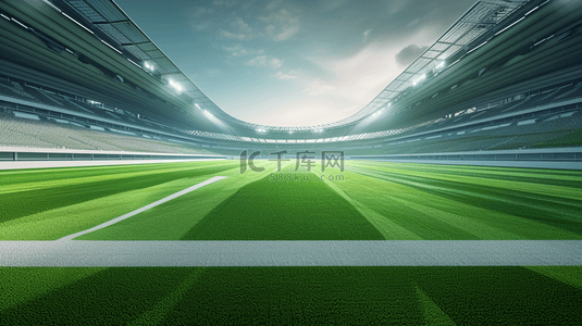 绿色足球的足球背景图片_高端大气足球场绿色场地的图片16