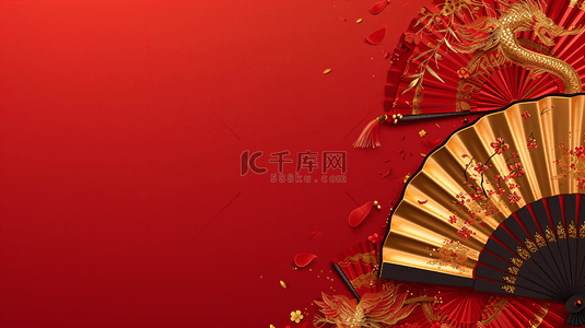 春节喜庆红色背景7