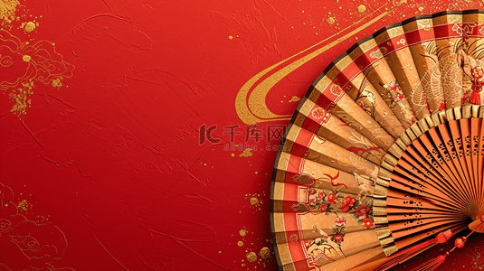 春节喜庆红色背景8