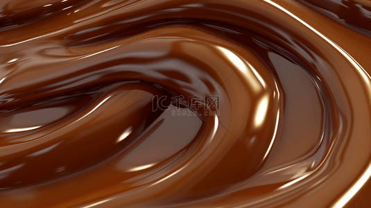 甜品背景图片_棕色巧克力丝滑质感的背景9