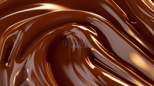 甜品背景图片_棕色巧克力丝滑质感的背景18