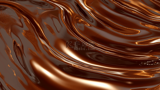 甜品背景图片_棕色巧克力丝滑质感的背景10