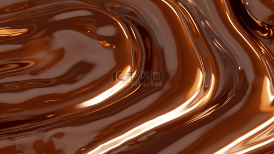 甜品背景图片_棕色巧克力丝滑质感的背景11