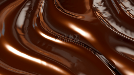 甜品背景图片_棕色巧克力丝滑质感的背景7