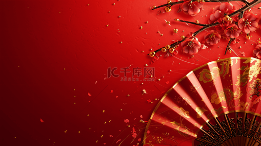 春节喜庆红色背景22