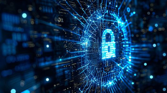 高科技智能网络安全解锁数据背景15