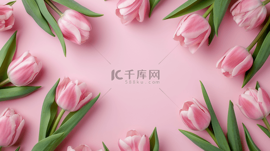 浪漫女神节玫瑰花摆放的背景图3