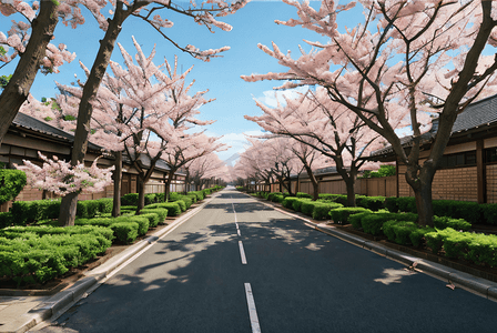 日本旅游摄影照片_日本旅游樱花风景摄影图片0
