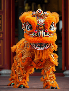 中国风传统舞狮背景167