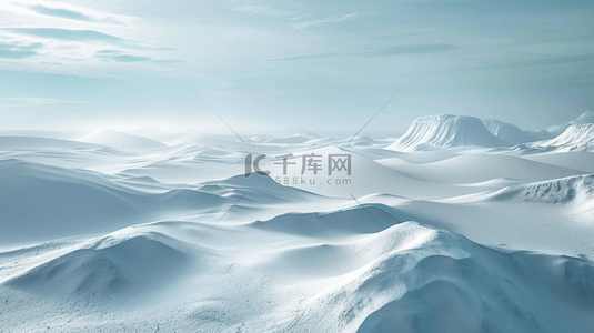 冰天雪地连绵高山背景16