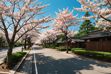 日本旅游樱花风景摄影照片3