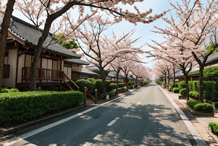 日本旅游摄影照片_日本旅游樱花风景摄影照片6