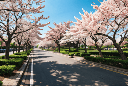 日本旅游樱花风景摄影图0