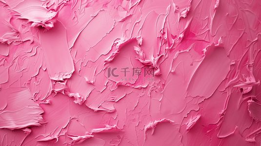 粉色墙面背景图片_粉色油画风笔触质感背景8