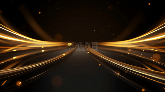 黑金色质感流光线条纹理隧道背景2
