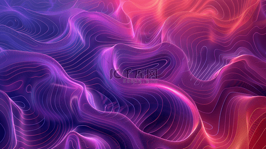 紫色渐变曲线纹理背景9