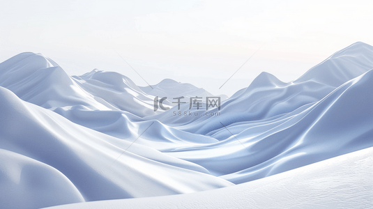 冰天雪地连绵高山背景12