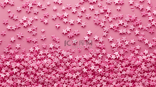 可爱粉色平面摆放五角星的背景5