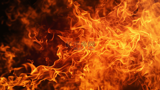 燃烧背景图片_黄色燃烧大火满天火势凶猛的背景16