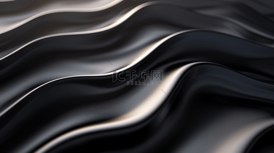 商业背景图片_黑色质感线条流线抽象艺术的背景1