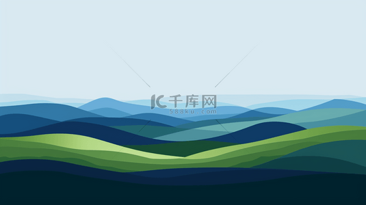 早晨的太阳背景图片_绿色山川山脉风景风光的背景11