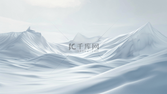 冬天背景图片_冰天雪地连绵高山背景13