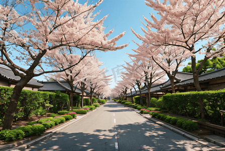 日本旅游樱花风景摄影图片7