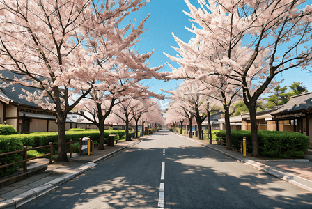 日本旅游樱花风景摄影图8