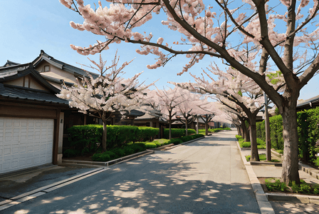 日本旅游樱花风景摄影图3