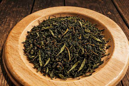 精品绿茶茶叶高清摄影图4