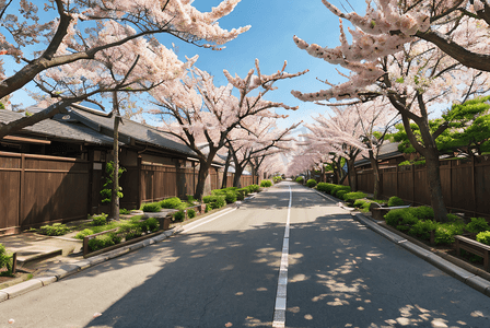 日本旅游樱花风景摄影图2