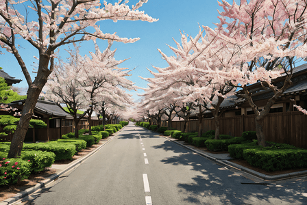 日本旅游樱花风景摄影图7