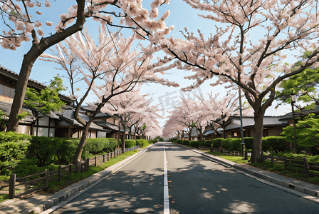 日本旅游樱花风景摄影图片2