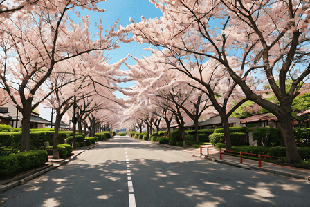 日本旅游樱花风景摄影图6