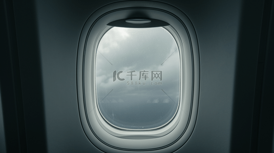 飞机背景图片_高空中机窗外白云背景2