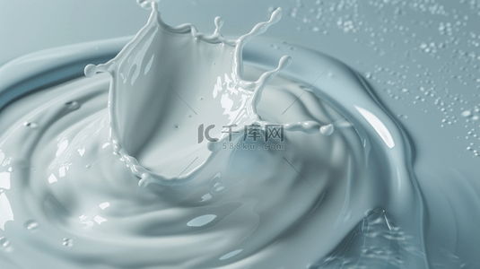牛奶背景图片_白色简约牛奶泼墨飞溅的背景11
