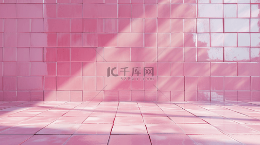 粉色空间瓷砖室内阳关照射的背景12