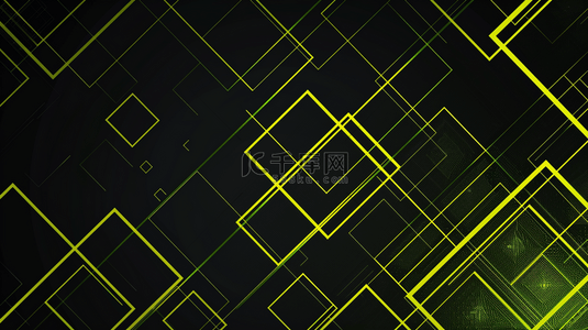 图案方块背景图片_黑绿色几何图形图案方块艺术商务的背景17