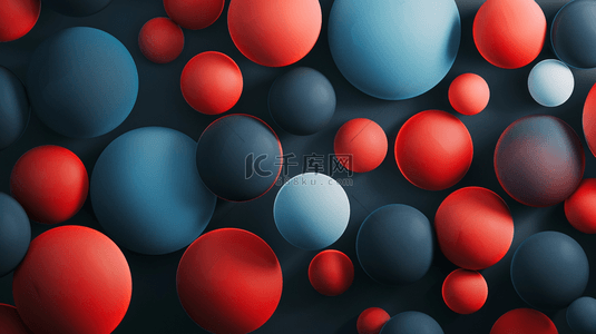 作品展示背景图片_彩色圆形圆球排列展示的背景2