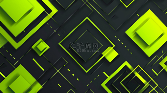 黑绿色几何图形图案方块艺术商务的背景18