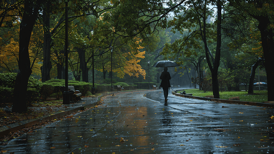 雨天杭州摄影照片_下雨天路上的行人摄影1