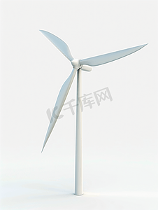风力水车摄影照片_风力发电机低碳生活新能源